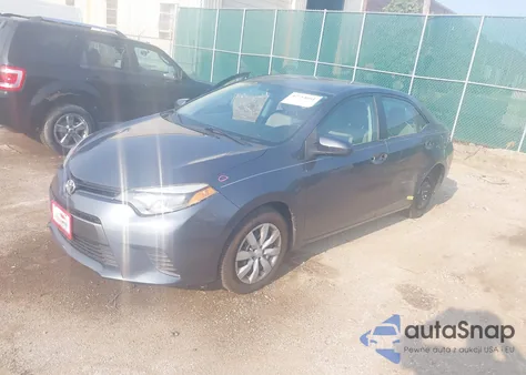 2016 Toyota Corolla Le from USA, damaged, VIN 2T1BURHE8GC686788